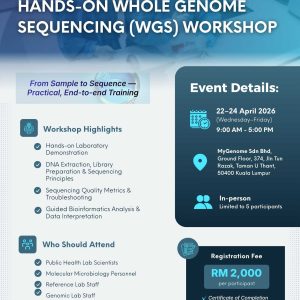 Hands-On Whole Genome Sequencing (WGS) Workshop